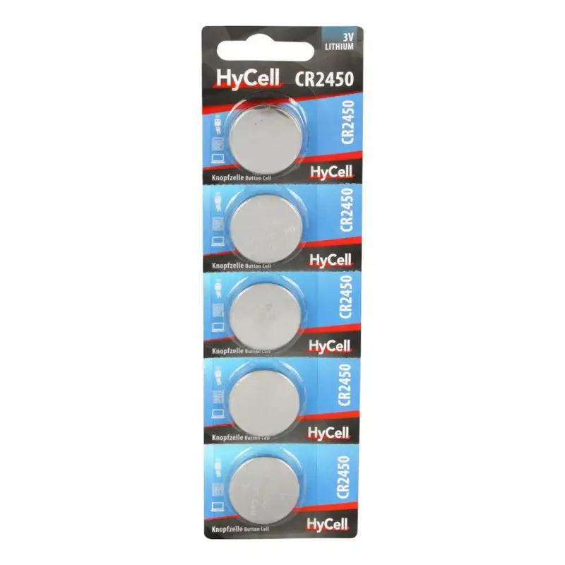 Végkiárusítás Hycell CR2450 3V lítium gombelem 5db/csomag
