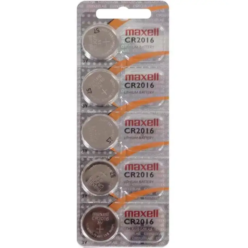 Maxell CR2016 3V lítium gombelem 5db/csomag Prémium