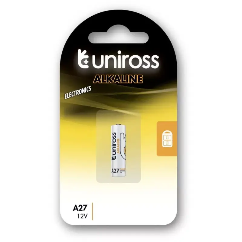 Uniross A27/27A 12V alkáli elem 1db/csomag Kedvezmény