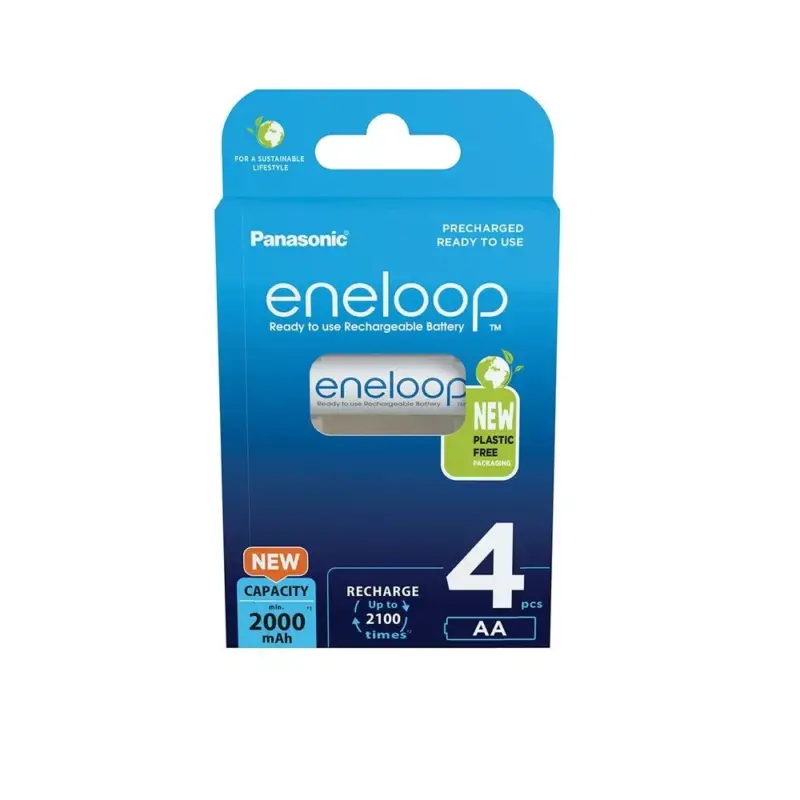 Olcsó eneloop BK-3MCDE/4BE AA/ceruza 2000mAh Ni-MH akkumulátor 4db/csomag